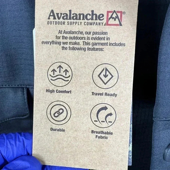 Avalanche NWT Mens S Outdoor Shirt Fleece Lined Jacket Hiking Camping Shacket - Picture 9 of 13